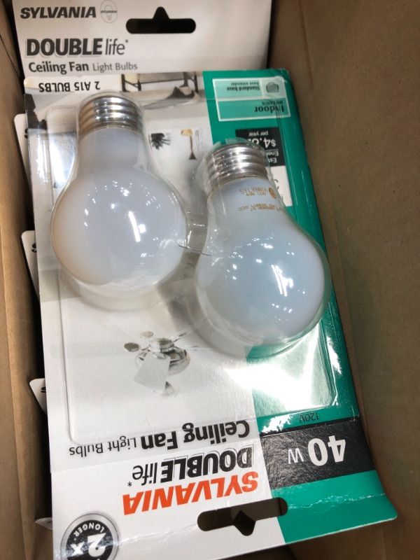 Photo 3 of 40-Watt A15 Double Life Incandescent Light Bulb in Soft White Color 2700K Temperature (6-Pack)
