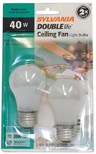 Photo 1 of 40-Watt A15 Double Life Incandescent Light Bulb in Soft White Color 2700K Temperature (6-Pack)
