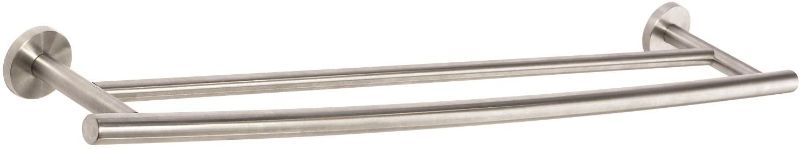 Photo 1 of Amerock Corp BH26545SS Arrondi Towel bar, 24 in (610 mm) Double, Stainless Steel
