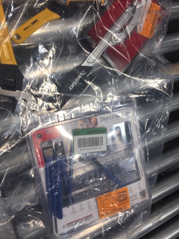 Photo 1 of ASSORTED HOME BUDDLE..HUSKY AND DEWALT ACCESSORIES..ONE TIME SELL/SOLD AS SET..NO RETURN OR REFUND..SOME NEW AND SOME USED
