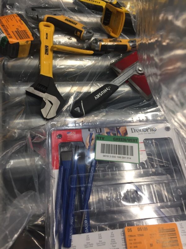 Photo 1 of ASSORTED HOME BUDDLE..HUSKY AND DEWALT ACCESSORIES..ONE TIME SELL/SOLD AS SET..NO RETURN OR REFUND..SOME NEW AND SOME USED