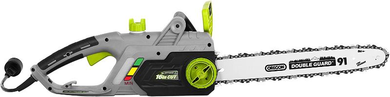 Photo 1 of 
Earthwise CS33016 16-Inch 12-Amp Corded Electric Chainsaw, Green
Style:16-Inch 12-Amp Chainsaw