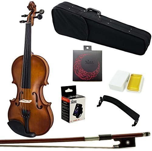 Photo 1 of  Artist-100 Student Violin Starter Kit with Brazilwood Bow Lightweight Case, Shoulder Rest