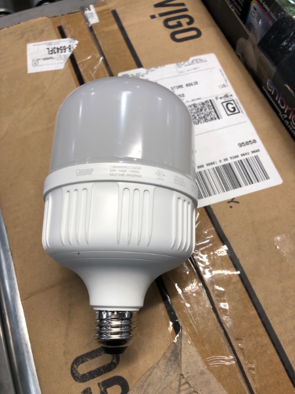 Photo 2 of 300-Watt Equivalent Oversized High Lumen Daylight (5000K) HID Utility LED Light Bulb (1-Bulb)