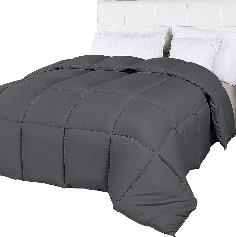 Photo 1 of 
Utopia Bedding Comforter Duvet Insert - Quilted Comforter with Corner Tabs - Box Stitched Down Alternative Comforter (King, Grey)
Color:Grey
Size:King