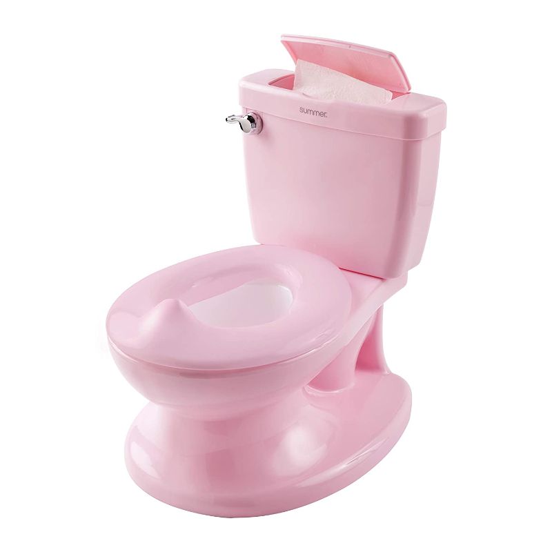 Photo 1 of 
Summer My Size Potty, Pink – Realistic Potty Training Toilet Looks and Feels Like an Adult Toilet – Easy to Empty and Clean
Color:Pink