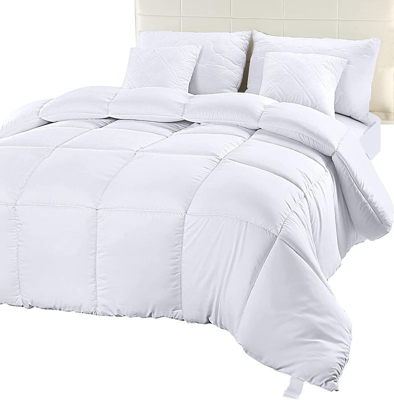 Photo 1 of 
Utopia Bedding Comforter Duvet Insert - Quilted Comforter with Corner Tabs - Box Stitched Down Alternative Comforter (Queen, White)
Color:White