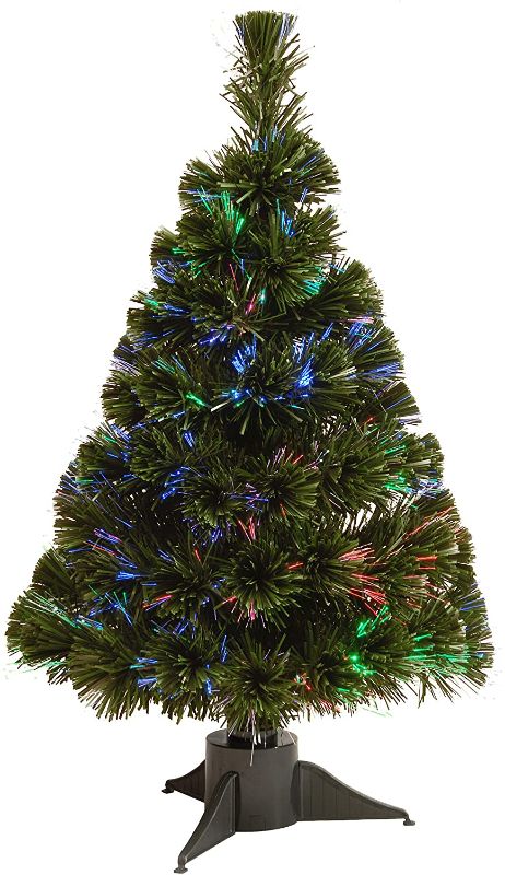 Photo 1 of 
National Tree Company Pre-lit Artificial Christmas Tree | Includes Multi-Color Lights | Fiber Optic Ice Tree- 2 ft
Size:24 in