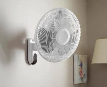 Photo 1 of 16 in. Indoor Wall Mount Fan With Remote