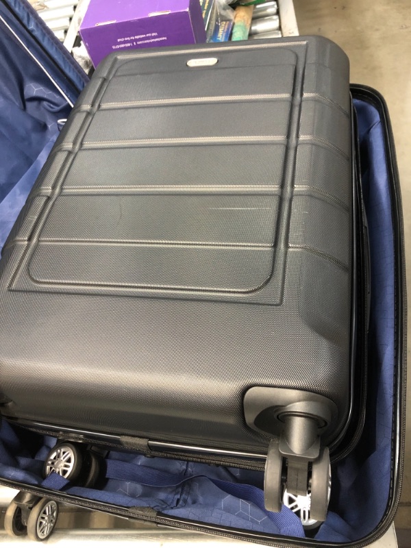 Photo 4 of 
SHOWKOO Luggage Sets Expandable PC+ABS Durable Suitcase Double Wheels TSA Lock 3pcs Black