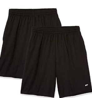 Photo 1 of Amazon Essentials Men’s 2-Pack Loose-Fit Performance Shorts