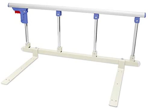 Photo 1 of 
Bed Rail Safety Side Guard - Assist Handle Handicap Bed Railing - Folding Hospital Bedside for Elderly, Seniors, Adults