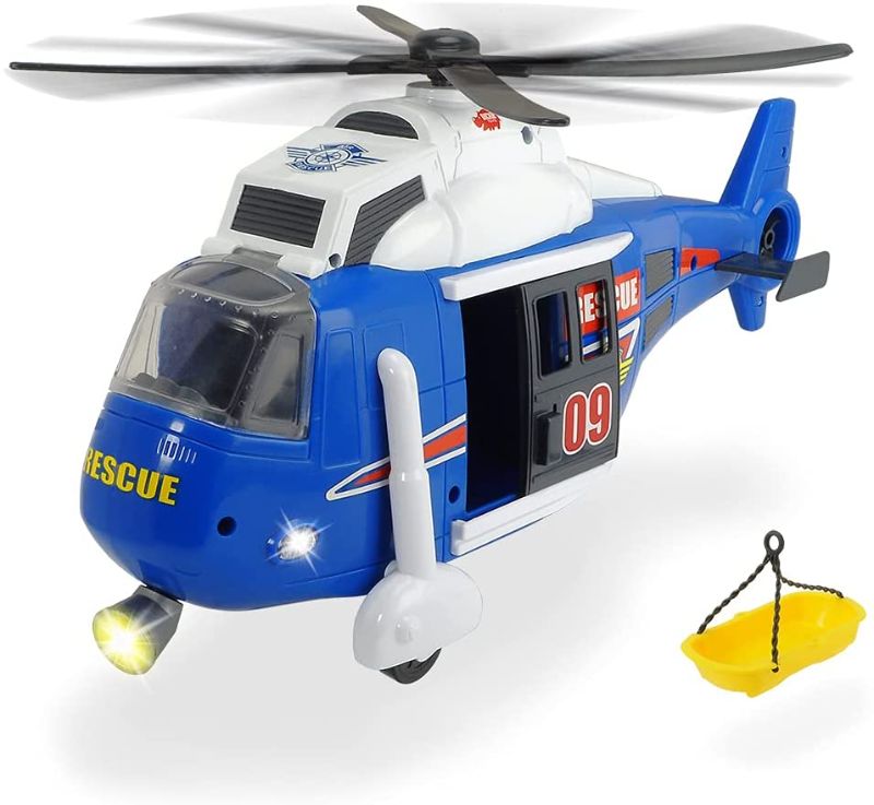 Photo 1 of Dickie Toys Light and Sound Helicopter, Blue
