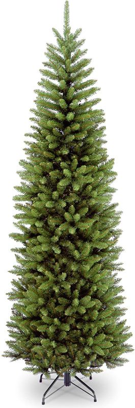 Photo 1 of 14 ft. Kingswood Fir Pencil Artificial Christmas Tree

//only half of tree