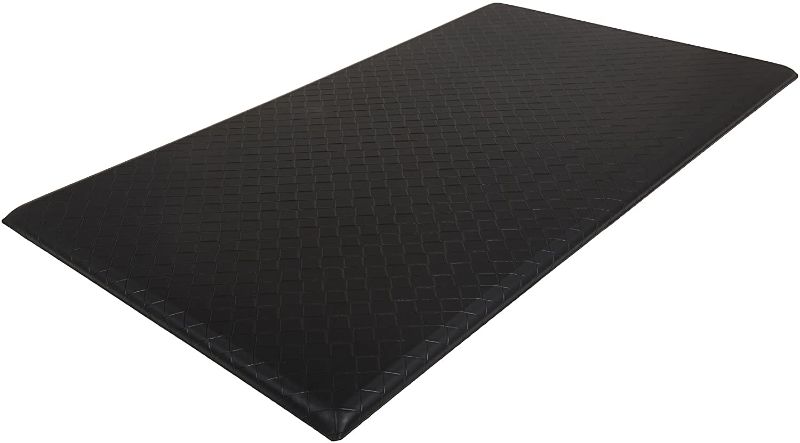 Photo 1 of Anti-Fatigue Standing Comfort Mat for Home and Office - 21 x 39-Inch, Black