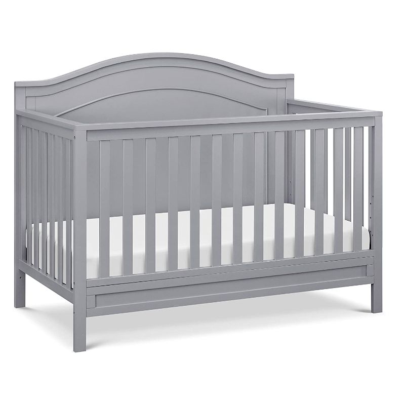 Photo 1 of DaVinci Charlie 4-in-1 Convertible Crib in Grey, Greenguard Gold Certified
