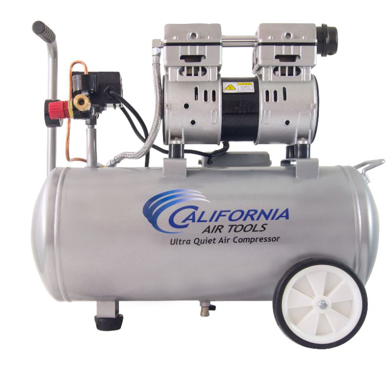 Photo 1 of California Air Tools 8010 Ultra Quiet & Oil-Free 1.0 Hp, 8.0 Gal. Steel Tank Air Compressor