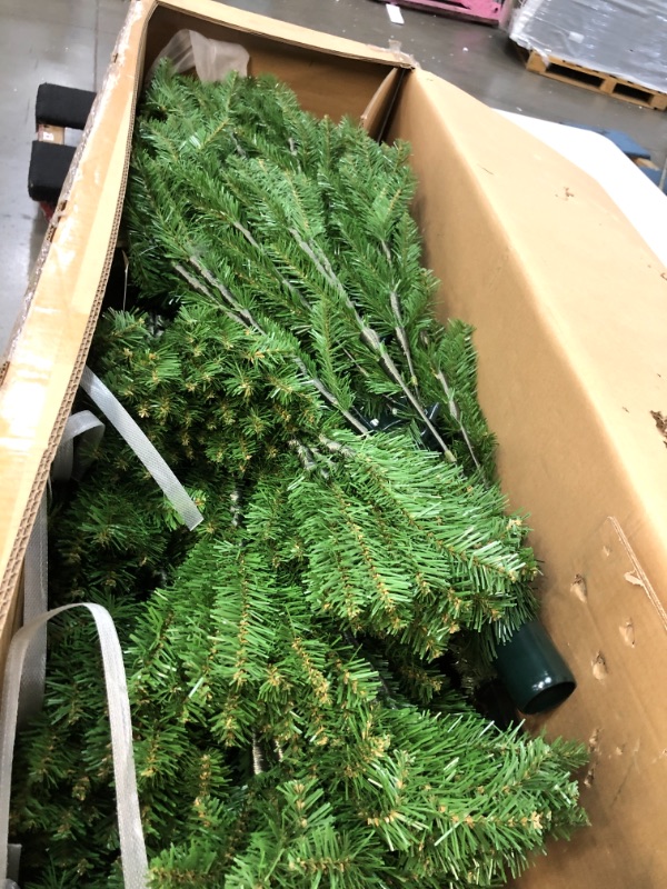 Photo 2 of 14 ft. Kingswood Fir Pencil Artificial Christmas Tree **box 2 of 2 *** 