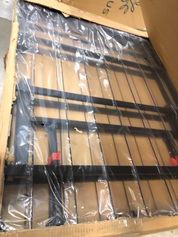 Photo 1 of AmazonBasics Foldable, 14" Metal Platform Bed Frame with Tool-Free ASSEMBLY, No Box Spring Needed - Queen