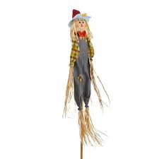 Photo 1 of 3 pack assorted Home Accents Holiday 6 ft. Scarecrow Halloween Yard Stake