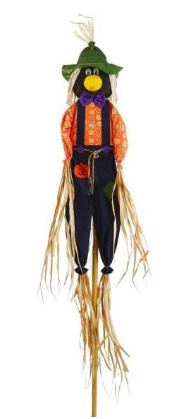 Photo 1 of 3 pack assorted Home Accents Holiday 6 ft. Scarecrow Halloween Yard Stake (stock photo is just one of many different versions)