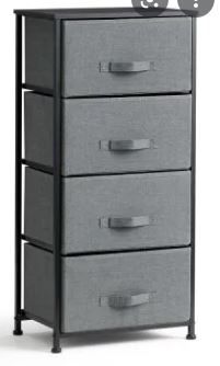 Photo 1 of  4-Drawer Storage Chest in grey