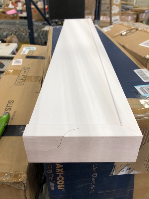 Photo 1 of Hillman 515613 High & Mighty Modern Floating Shelf, White, 36"