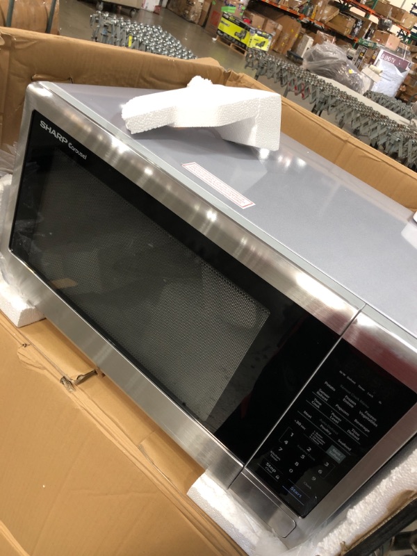 Photo 2 of Sharp ZSMC2242DS, Stainless Steel Countertop 1200 Watt Microwave Oven, 2.2 cu. ft
