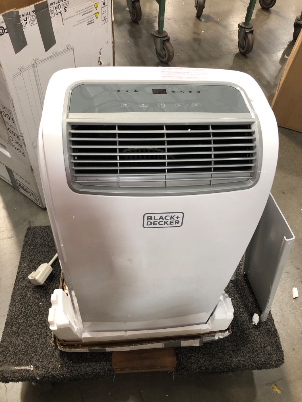 Photo 2 of BLACK+DECKER BPACT08WT Portable Air Conditioner with Remote Control, 5,000 BTU DOE (8,000 BTU ASHRAE), Cools Up to 150 Square Feet, White
