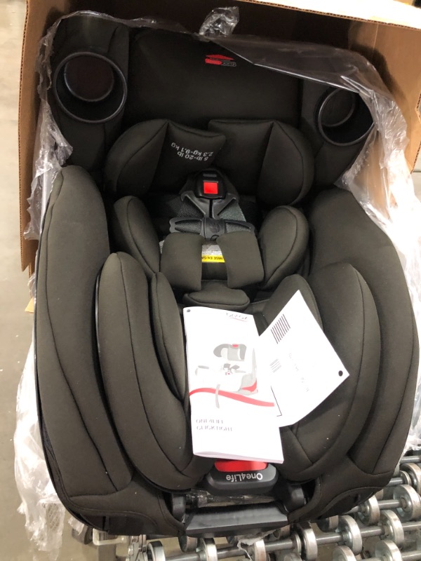 Photo 2 of Britax One4Life ClickTight All-In-One Car Seat – 10 Years of Use – Infant, Convertible, Booster – 5 to 120 Pounds - SafeWash Fabric, Eclipse Black
