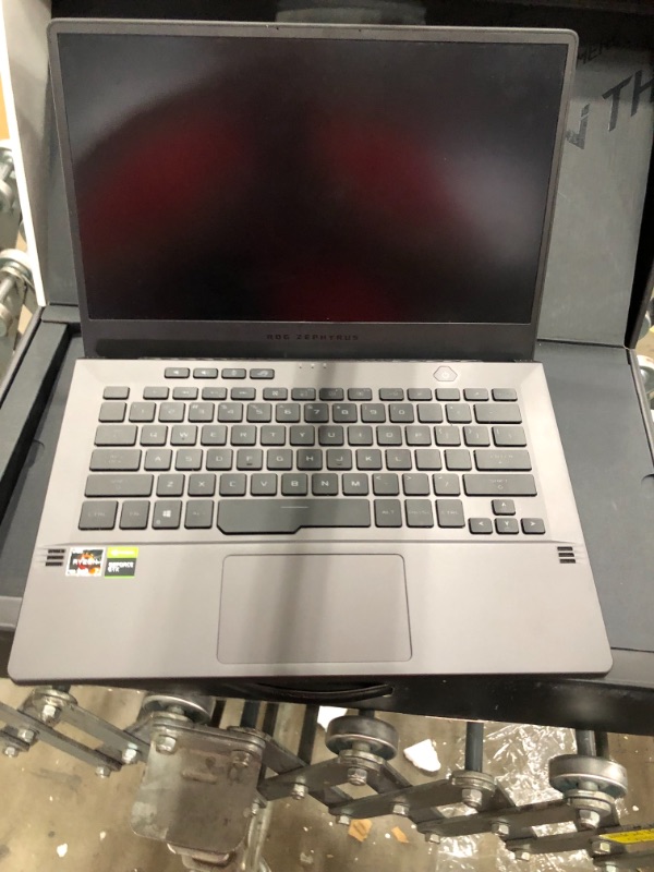 Photo 2 of ASUS ROG Zephyrus G14 14-inch FHD 512GB SSD 2.9GHz Ryzen 7 VR Ready Laptop (8GB RAM, 8-Core AMD Ryzen 7, GeForce GTX 1650) Eclipse Gray, GA401IH-BR7N2BL
