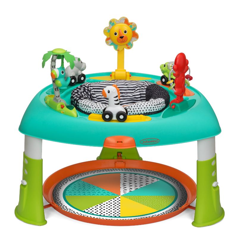 Photo 1 of Infantino Entertainer & Activity Table, 2-in-1 Sit, Spin & Stand, Tiny to Toddler, 4 Months-5 Years