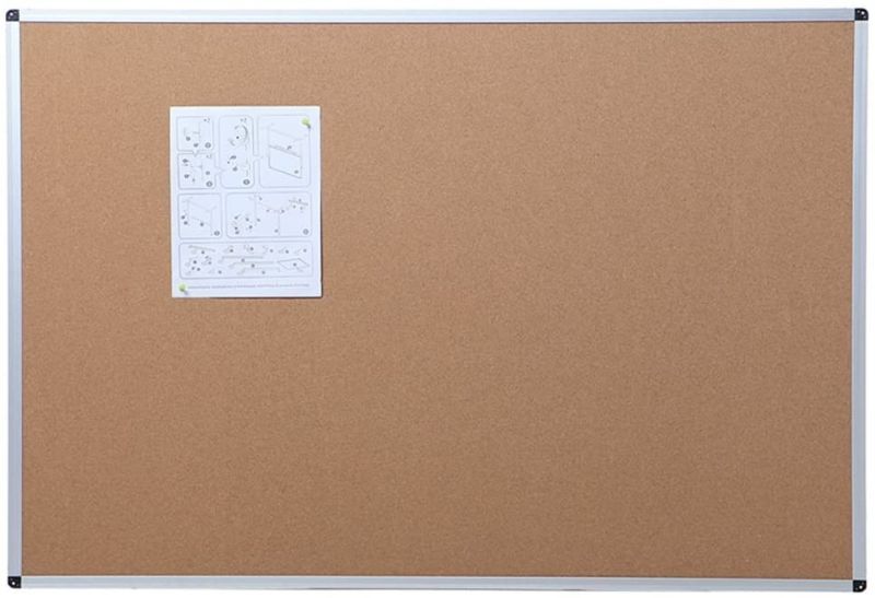 Photo 1 of  Notice Board, 128cm x 96cm x 3.1cm, Silver Aluminium Frame