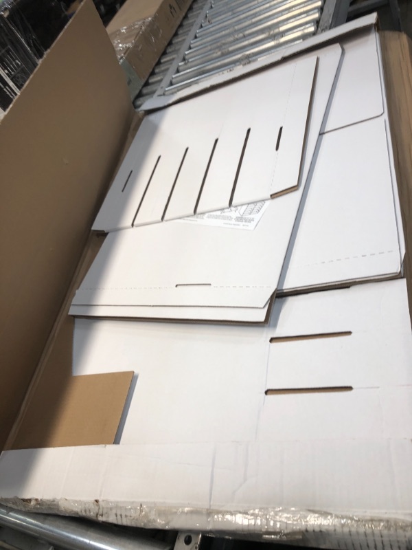Photo 1 of Classroom Keepers 13" x 18 5/8" x 3 Construction Paper Storage, 10-Slot, White, 1 Piece