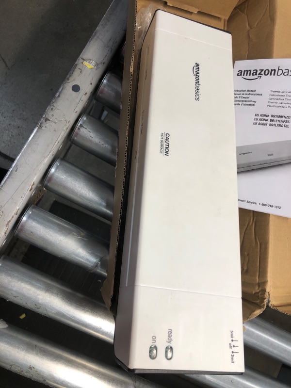 Photo 2 of Amazon Basics 12-Inch Thermal Laminator Machine