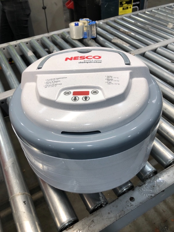 Photo 2 of NESCO FD-79 Snackmaster Pro Digital Food Dehydrator for Snacks, Fruit, Beef Jerky, Meat, Vegetables & Herbs, Gray, 4 Trays
