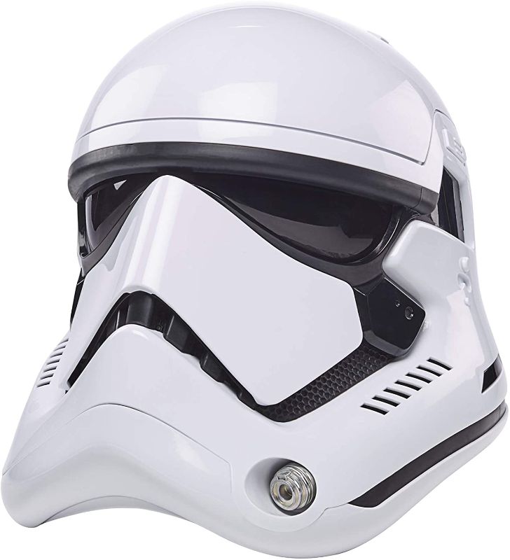 Photo 1 of Star Wars The Black Series First Order Stormtrooper Premium Electronic Helmet, The Last Jedi Roleplay Collectible,Multi-Colored,Standard,F0012
