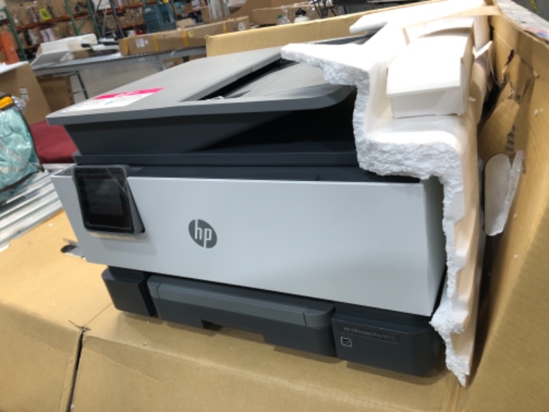 Photo 5 of NOT FUNCTIONAL
PARTS ONLY HP OfficeJet Pro 9015 All-in-One Wireless Printer, with Smart Home Office Productivity, HP Instant Ink, Works with Alexa (1KR42A)
