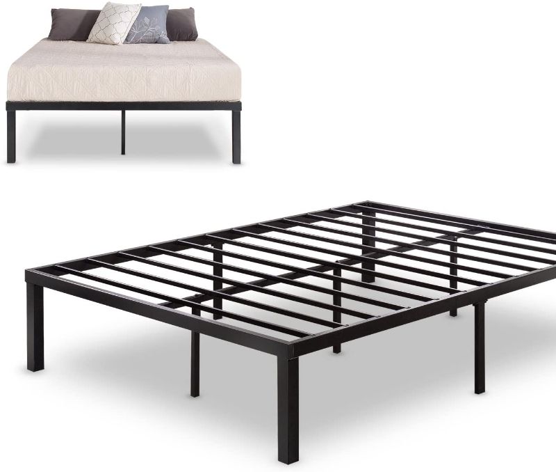 Photo 1 of 14 Inch Metal Platform Bed Frame / Mattress Foundation / No Box Spring Needed, Full