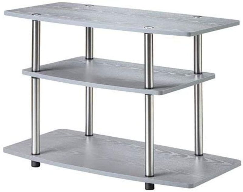 Photo 3 of Convenience Concepts Designs2Go 3-Tier TV Stand, Gray
*MISSING HARDWARE, MISSING COMPONENTS*