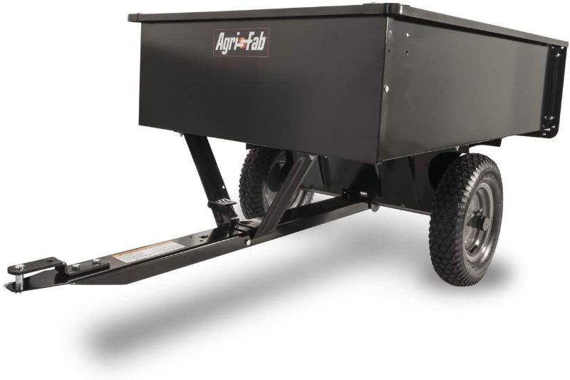 Photo 4 of Agri-Fab 45-0101 750-Pound Max Utility Tow Behind Dump Cart, Black
*USED AND MISSING HARDWARE *