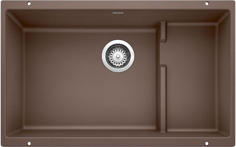 Photo 1 of BLANCO Precis Undermount 28.75-in x 18-in Truffle (Brown) Single Bowl Kitchen Sink
PREVIOUSLY OPENED