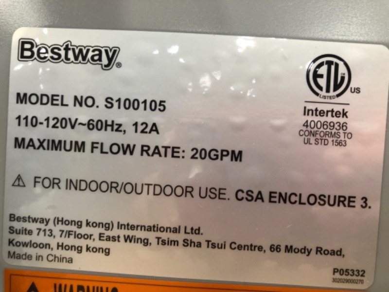 Photo 1 of Bestway 60038e St. Lucia SaluSpa St.Lucia Airjet Inflatable Hot Tub (67 inch x 26 inch), Gray
PREVIOUSLY OPENED