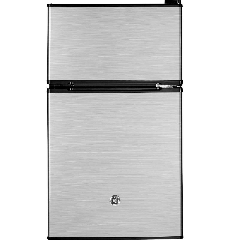 Photo 1 of GE 3.1 cu. ft Double-Door Compact Refrigerator