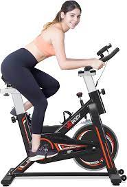 Photo 1 of *NOT EXACT stock photo, use for reference*
 Stationary Exercise Bike Indoor Cycling Bike for Cardio Workout, 

