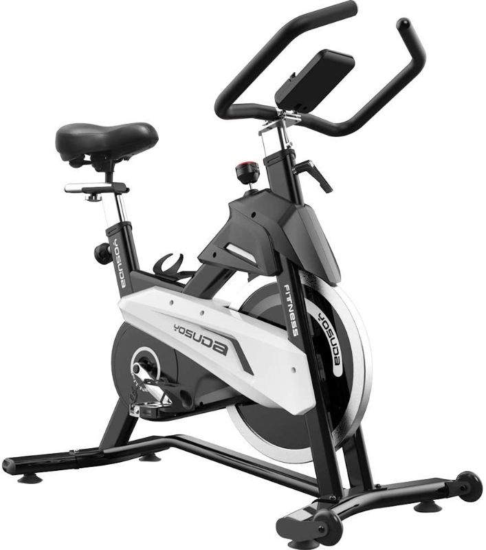 Photo 1 of YOSUDA Indoor Cycling Bike Stationary - Cycle Bike with Ipad Mount ?Comfortable Seat Cushion (Gray)