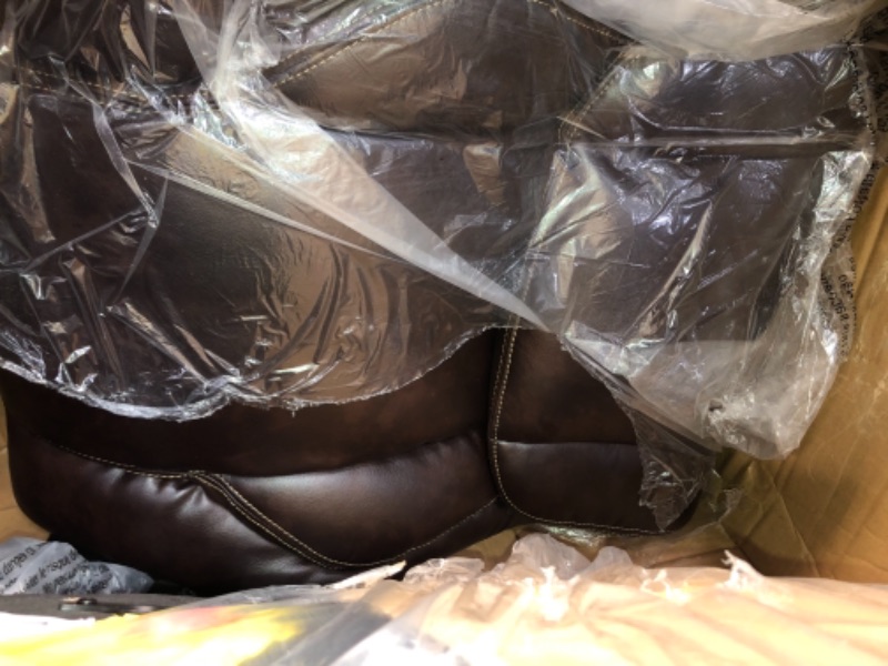 Photo 1 of PARTS ONLY
La-Z-Boy Bellamy Bonded Leather Executive Office Chair with Memory Foam Cushions, Brown
