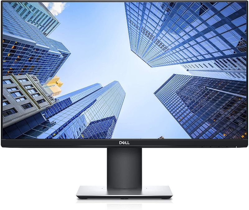 Photo 1 of Dell P2419H 24 Inch LED-Backlit, Anti-Glare, 3H Hard Coating IPS Monitor - (8 ms Response, FHD 1920 x 1080 at 60Hz, 1000:1 Contrast, with ComfortView DisplayPort, VGA, HDMI and USB), Black
