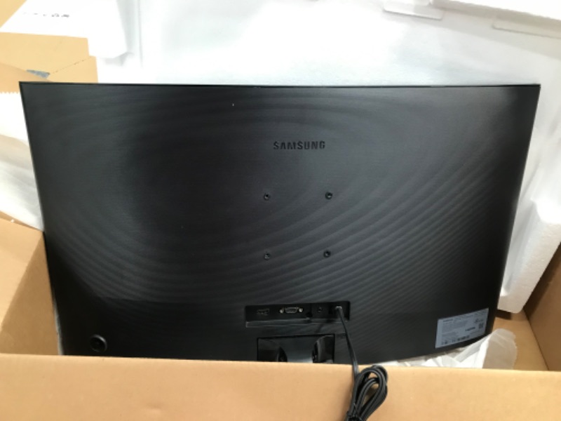 Photo 1 of Samsung C27F390 27" Curved Screen LED LCD Business Monitor - 1920 x 1080 FHD Display - Vertical Alignment (VA) Panel - 1800R Ultra-curved screen