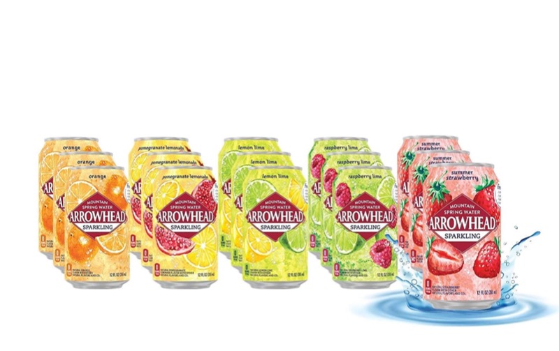 Photo 1 of Arrowhead Sparkling Water - Sampler Variety Pack, 12 Fl Oz Cans, Mountain Spring Water with Real Fruit Flavors, | 5 Flavors - Pack of 15
((2 flavors are expired; 1/09/2021) Rest are still good 